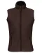K906 - Bodywarmer van microfleece dames Chocolate