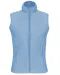 K906 - Bodywarmer van microfleece dames Sky Blue
