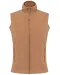 K906 - Bodywarmer van microfleece dames Camel Heather