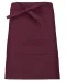 K899 - Polykatoen halflang schort Wine