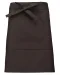 K899 - Polykatoen halflang schort Chocolate
