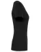 K3003 - Dames-t-shirt Supima® V-hals korte mouwen Black