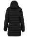 K6129 - Lichte damesparka met capuchon Black