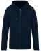 NS402 - Ecologische uniseks sweater met capuchon en rits Navy Blue