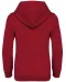 NS404 - Ecologische kindersweater met capuchon Hibiscus Red