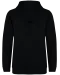 NS405 - Ecologische kindersweater met rits en capuchon Black