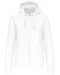K454 - Hooded Sweater Met Rits White