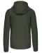 K454 - Hooded Sweater Met Rits Dark Khaki