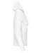 K464 - Damessweater met rits en capuchon White