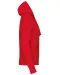 K464 - Damessweater met rits en capuchon Red