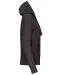 K464 - Damessweater met rits en capuchon Dark Grey