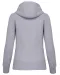 K464 - Damessweater met rits en capuchon Oxford Grey