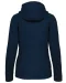 K464 - Damessweater met rits en capuchon Navy