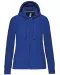 K464 - Damessweater met rits en capuchon Light Royal Blue