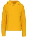 K494 - Bio lounge damessweater met capuchon Mellow Yellow
