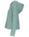 K494 - Bio lounge damessweater met capuchon Sage
