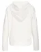 K494 - Bio lounge damessweater met capuchon Off White