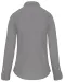 K514 - Damesblouse met "Mao" kraag lange mouwen Silver