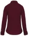 K514 - Damesblouse met "Mao" kraag lange mouwen Wine