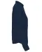 K514 - Damesblouse met "Mao" kraag lange mouwen Navy