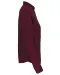 K514 - Damesblouse met "Mao" kraag lange mouwen Wine