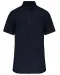 K543 - Heren poplin overhemd korte mouwen Navy