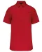 K543 - Heren poplin overhemd korte mouwen Classic Red