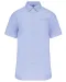K543 - Heren poplin overhemd korte mouwen Bright Sky