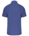 K543 - Heren poplin overhemd korte mouwen Cobalt Blue