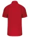 K543 - Heren poplin overhemd korte mouwen Classic Red