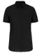 K544 - Dames Poplin Blouse Korte Mouwen Black