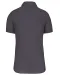 K544 - Dames Poplin Blouse Korte Mouwen Zinc