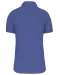 K544 - Dames Poplin Blouse Korte Mouwen Cobalt Blue