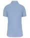 K544 - Dames Poplin Blouse Korte Mouwen Bright Sky