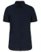 K544 - Dames Poplin Blouse Korte Mouwen Navy