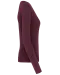 K382 - Dames t-shirt V-hals lange mouwen Wine