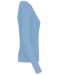 K382 - Dames t-shirt V-hals lange mouwen Sky Blue
