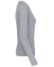 K382 - Dames t-shirt V-hals lange mouwen Oxford Grey