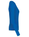 K382 - Dames t-shirt V-hals lange mouwen Light Royal Blue