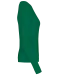 K382 - Dames t-shirt V-hals lange mouwen Kelly Green