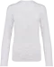 K382 - Dames t-shirt V-hals lange mouwen Ash Heather