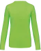 K382 - Dames t-shirt V-hals lange mouwen Lime