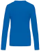 K382 - Dames t-shirt V-hals lange mouwen Light Royal Blue