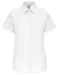 K536 - Dames Oxford blouse korte mouwen White