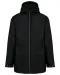 K6153 - Uniseks fleecejas met gevoerde capuchon Black