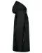 K6153 - Uniseks fleecejas met gevoerde capuchon Black
