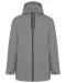 K6153 - Uniseks fleecejas met gevoerde capuchon Silver