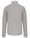 K9106 - Heather herenvest met rits Light Grey Melange
