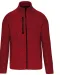 K9106 - Heather herenvest met rits Red Melange