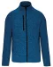 K9106 - Heather herenvest met rits Light Royal Blue Melange
